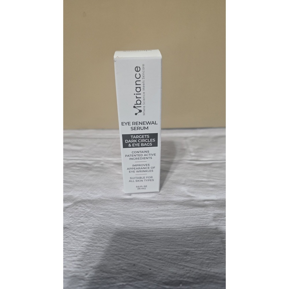 New Sealed Vibrance Eye Renewal Serum Targets Dark Circles .5 Fl Oz